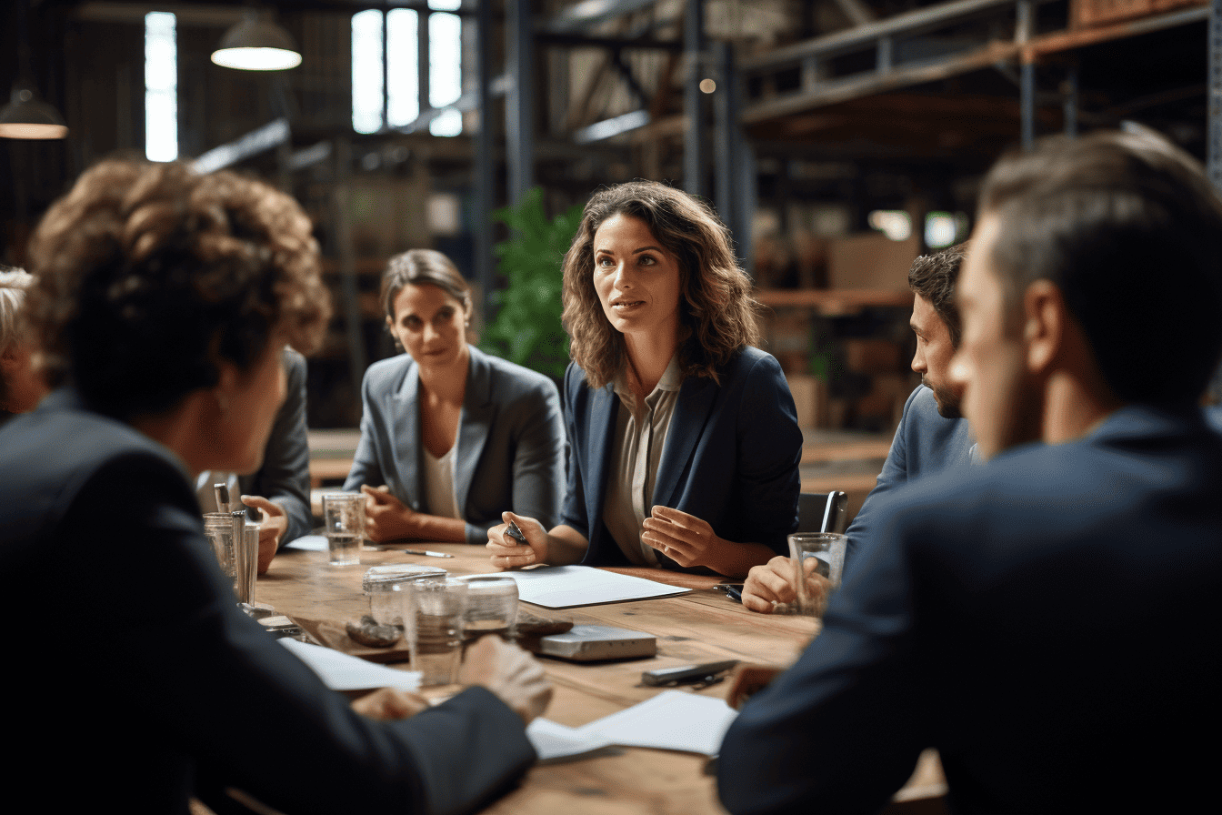 64-henrik67_A_seasoned_female_business_woman_leading_discussions_i_7f2b9702-8720-41b3-bef4-3741309afca6